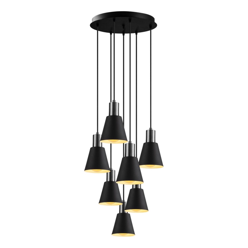 Ripplamp kaablil KEM 7xE27/40W/230V must