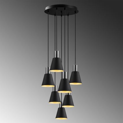 Ripplamp kaablil KEM 7xE27/40W/230V must