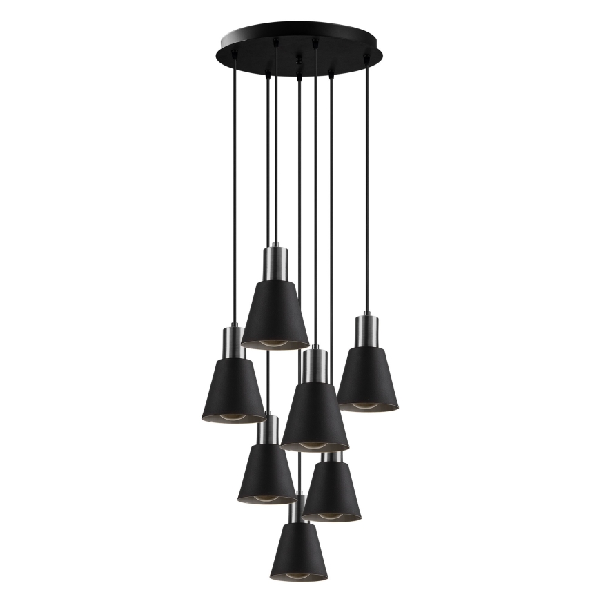 Ripplamp kaablil KEM 7xE27/40W/230V must