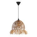 Ripplamp kaablil RUYO 1xE27/40W/230V pruun