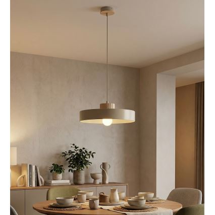 Ripplamp KIVI kaabliga 1xE27/15W/230V beež