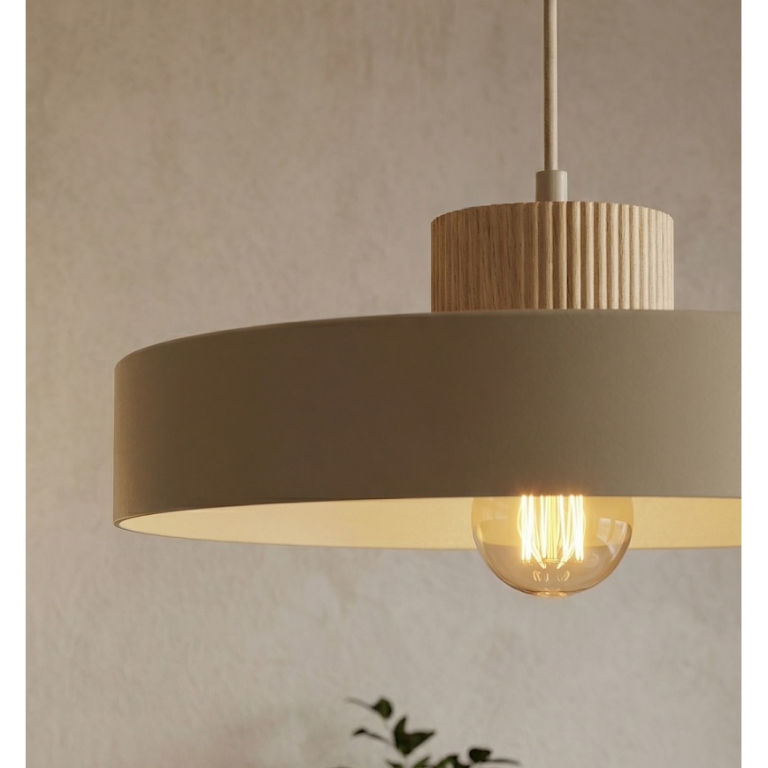 Ripplamp KIVI kaabliga 1xE27/15W/230V beež