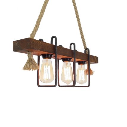Ripplamp KUTUK 3xE27/40W/230V mänd