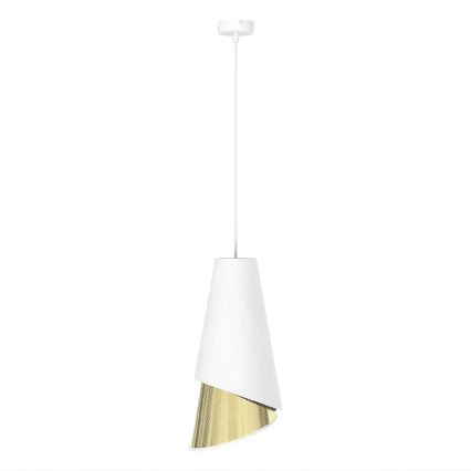 Ripplamp MODA kaabliga 1xE27/15W/230V valge/kuldne