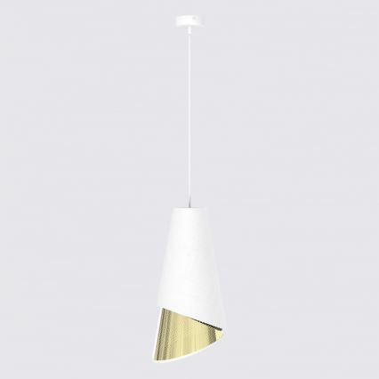 Ripplamp MODA kaabliga 1xE27/15W/230V valge/kuldne