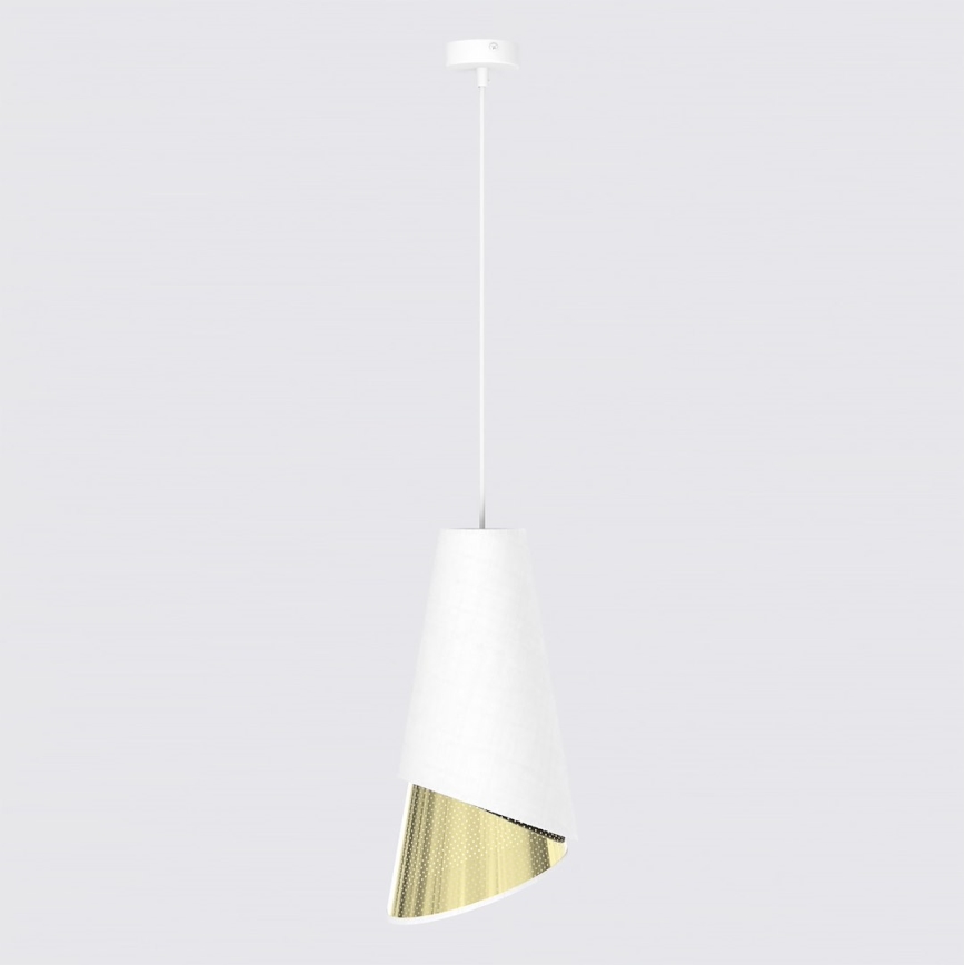 Ripplamp MODA kaabliga 1xE27/15W/230V valge/kuldne
