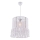 Ripplamp nööriga NESS MACRAME 1xE27/40W/230V valge