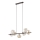 Ripplamp riputuskaabliga LAVA 7xG9/8W/230V pronks/suitsune beež