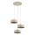 Ripplamp SELIA 3xE27/15W/230V beež/kuldne