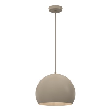 Ripplamp SOOL kaabliga 1xE27/15W/230V, läbimõõt 27 cm, beež