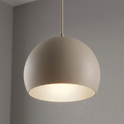 Ripplamp SOOL kaabliga 1xE27/15W/230V, läbimõõt 27 cm, beež
