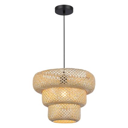 Ripplamp TULUM kaabliga 1xE27/15W/230V bambusest