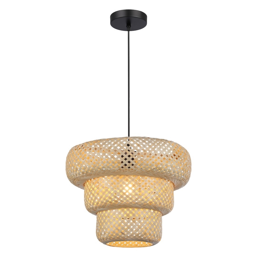 Ripplamp TULUM kaabliga 1xE27/15W/230V bambusest