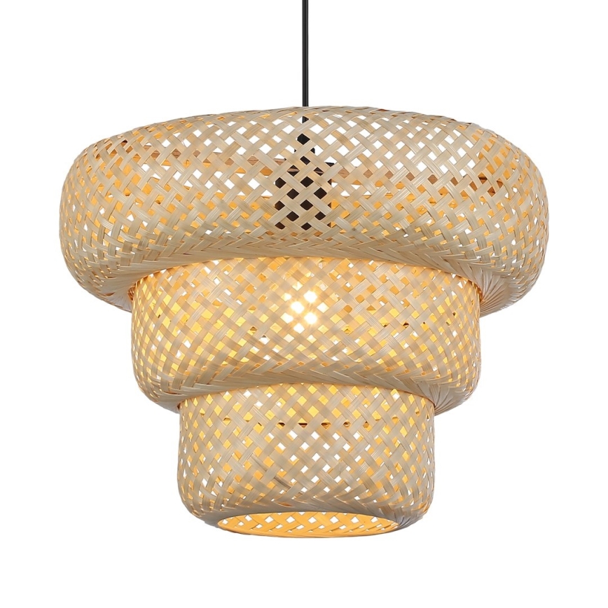 Ripplamp TULUM kaabliga 1xE27/15W/230V bambusest