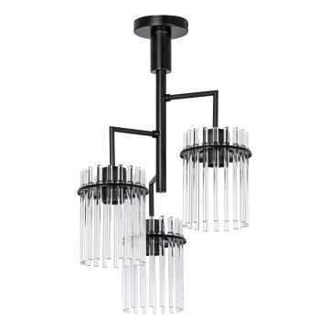 Ripplühter 3xE27/60W/230V must/läbipaistev