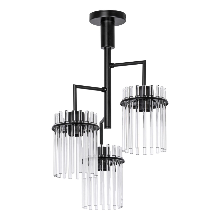 Ripplühter 3xE27/60W/230V must/läbipaistev