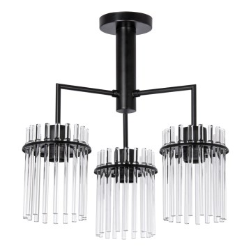 Ripplühter 3xE27/60W/230V must/läbipaistev