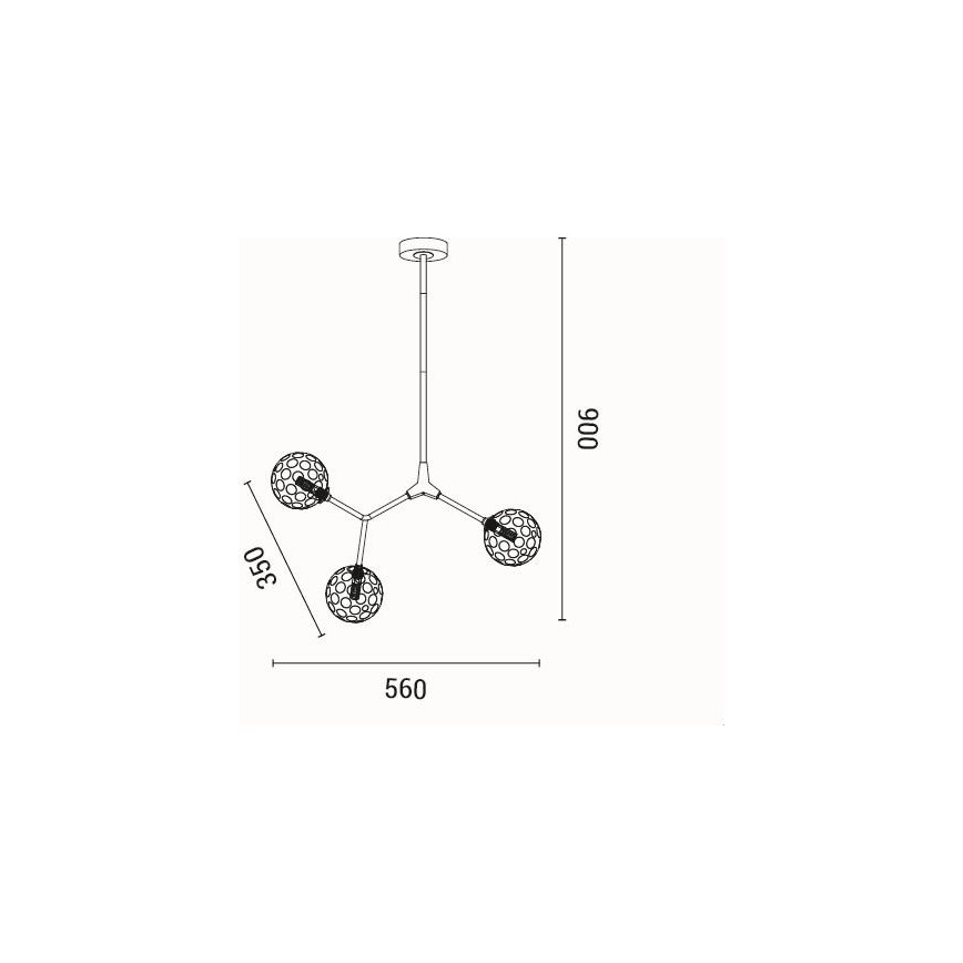 Ripplühter 3xG9/15W/230V hall