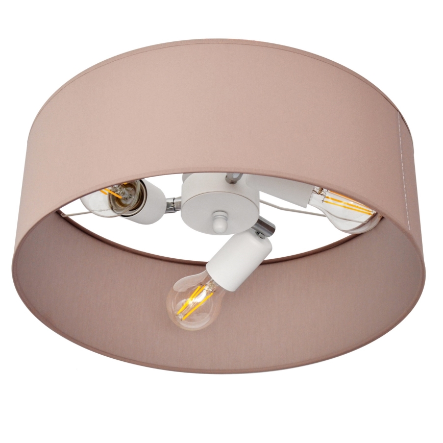Ripplühter ALBA 3xE27/15W/230V roosa