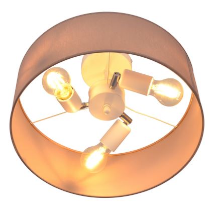 Ripplühter ALBA 3xE27/15W/230V roosa
