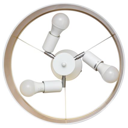 Ripplühter ALBA 3xE27/15W/230V valge/kuldne