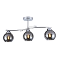 Ripplühter CONNOR 3xE27/15W/230V läikiv kroom/hall