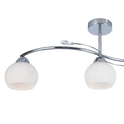 Ripplühter CONNOR 3xE27/15W/230V läikiv kroom/valge