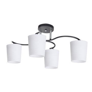 Ripplühter ESNYR 4xE27/40W/230V must/valge