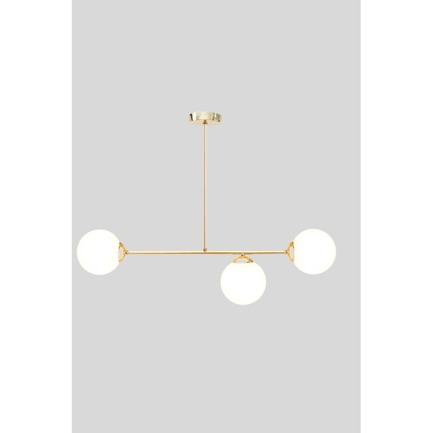 Ripplühter FIRA 3xE27/60W/230V kuldne