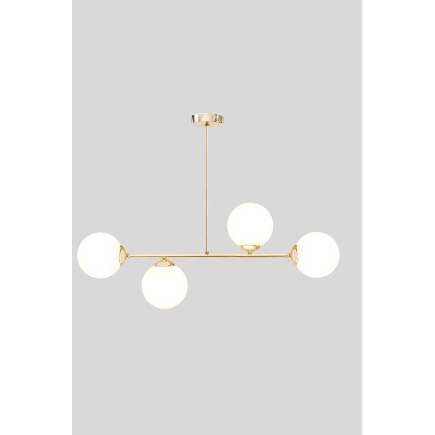 Ripplühter FIRA 4xE27/60W/230V kuldne