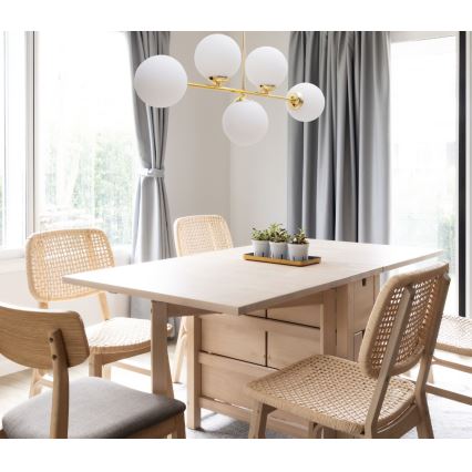 Ripplühter FIRA 5xE27/60W/230V kuldne