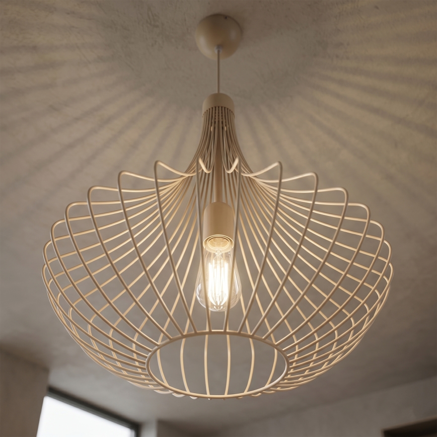 Ripplühter juhtmega BALERINA 1xE27/15W/230V beež