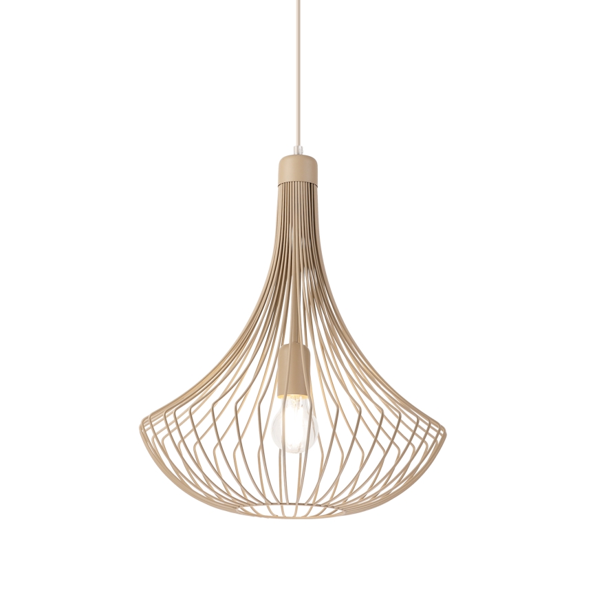 Ripplühter juhtmega BALERINA 1xE27/15W/230V beež