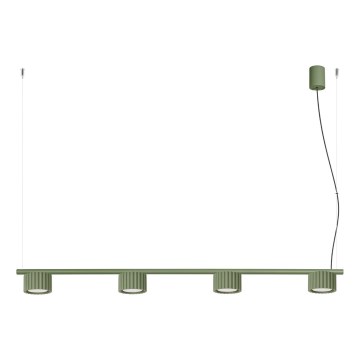 Ripplühter juhtmel AURA 4xGX53/10W/230V roheline