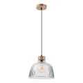 Ripplühter kaabliga ASTA 1xE27/60W/230V läbimõõt 28 cm, tamm