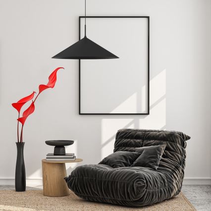 Ripplühter kaabliga CAPITAL 1xGX53/15W/230V, läbimõõt 60 cm, must