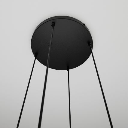 Ripplühter kaabliga COSMO 4xE14/10W/230V läb. 40 cm must/läbipaistev/suitsune must/beež