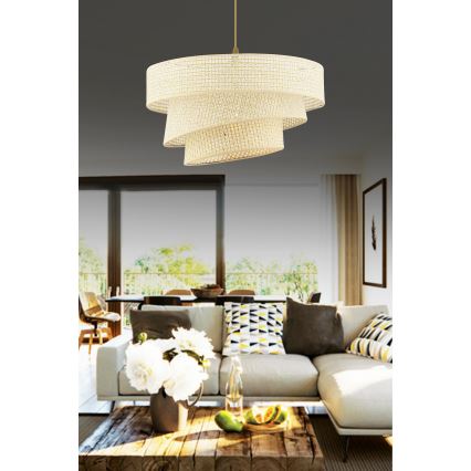 Ripplühter kaabliga COUPER 1xE27/60W/230V kreemjas
