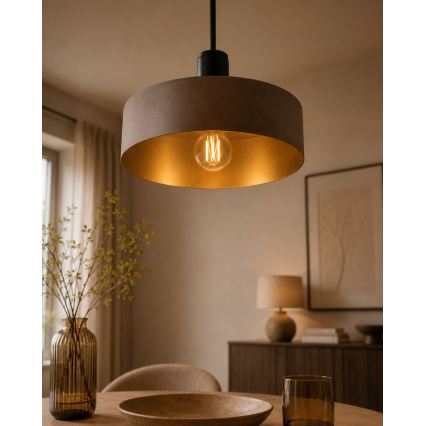 Ripplühter kaabliga HAKI 1xE27/60W/230V pruun/must