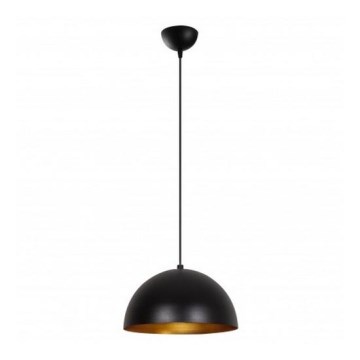 Ripplühter kaabliga SIVANI 1xE27/40W/230V Ø 30 cm must/vasetoon