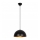 Ripplühter kaabliga SIVANI 1xE27/40W/230V Ø 30 cm must/vasetoon