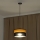 Ripplühter kaablil ALBA 1xE27/15W/230V läbimõõt 25 cm must/pruun
