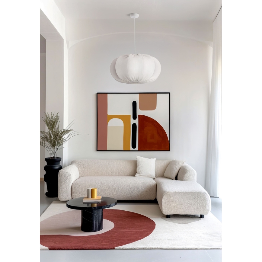 Ripplühter kaablil CAFEE 1xE27/40W/230V läbimõõt 52 cm valge