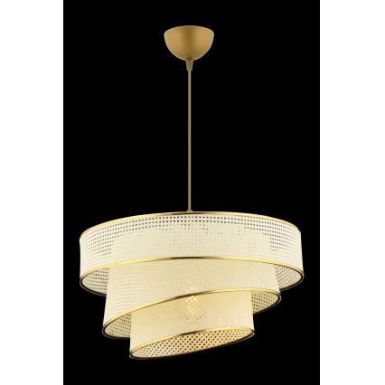 Ripplühter kaablil COUPER 1xE27/60W/230V valge/kuldne