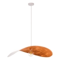 Ripplühter kaablil LEAF 1xE27/15W/230V valge/vaskne