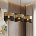 Ripplühter kaablil LUX 3xE27/15W/230V must/kuldne