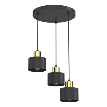 Ripplühter kaablil PARKLA 3xE27/15W/230V must