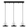 Ripplühter kaablil YILDO 3xE27/40W/230V valge/must