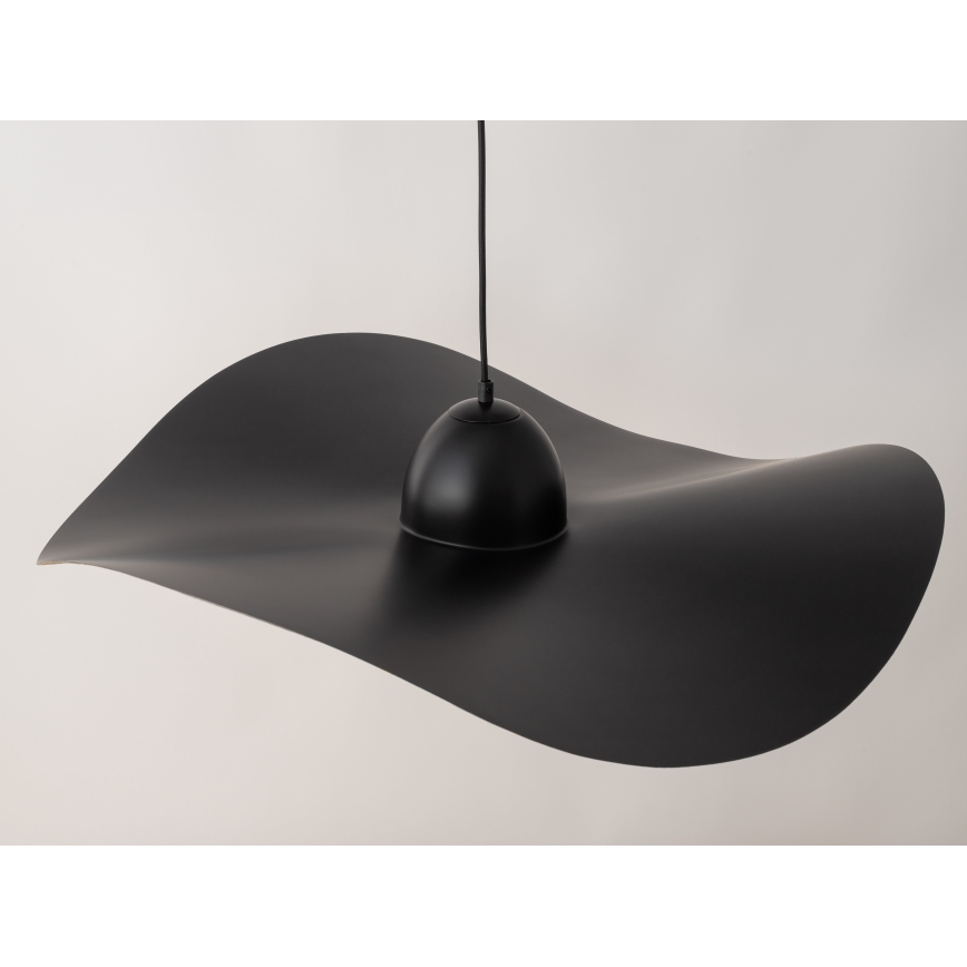 Ripplühter KAPELLO 1xE27/60W/230V d. 76 cm must/kuldne