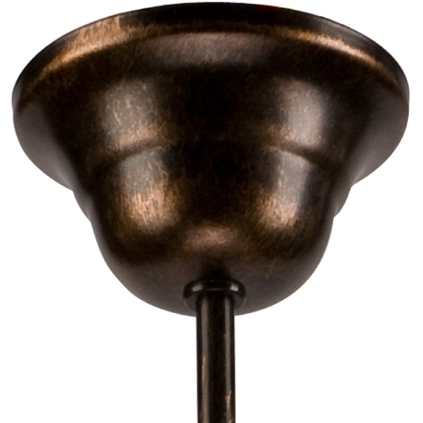 Ripplühter ketiga RETRO II 5xE27/60W/230V musta patinaga